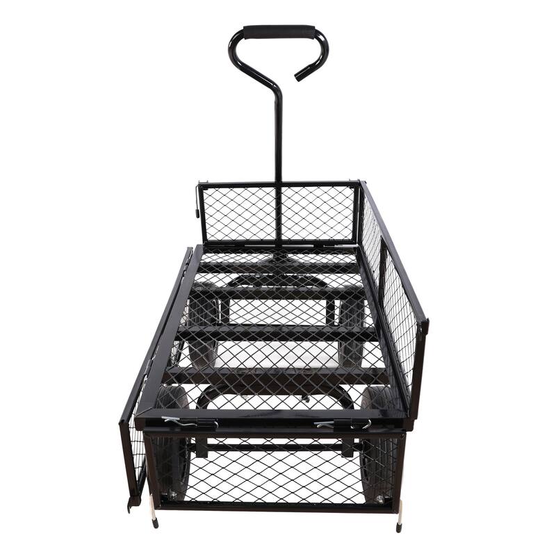 Solid wheels Tools cart Wagon Cart