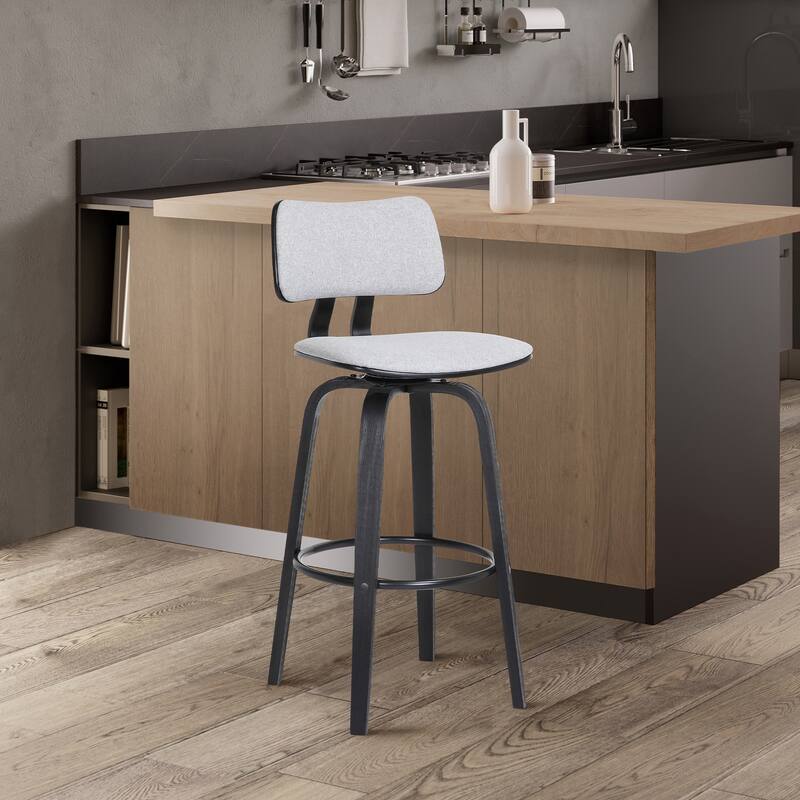 Pico Upholstered Swivel Bar/Counter Stool