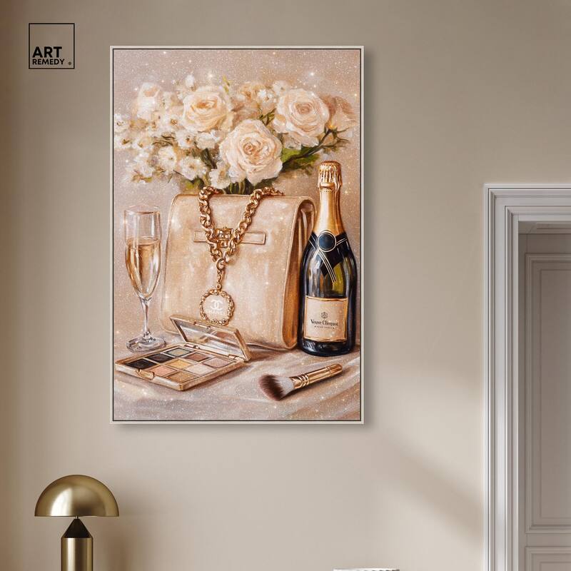 Make Up Drinks and Glam Canvas by Art Remedy