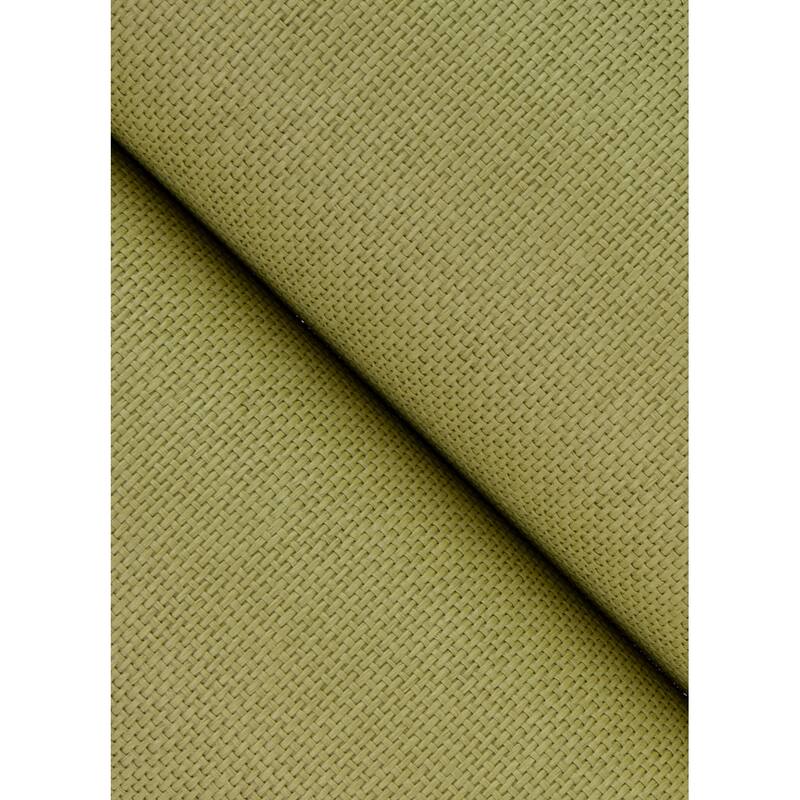 A-Street Prints Qiaohui Green Petite Weave Wallpaper