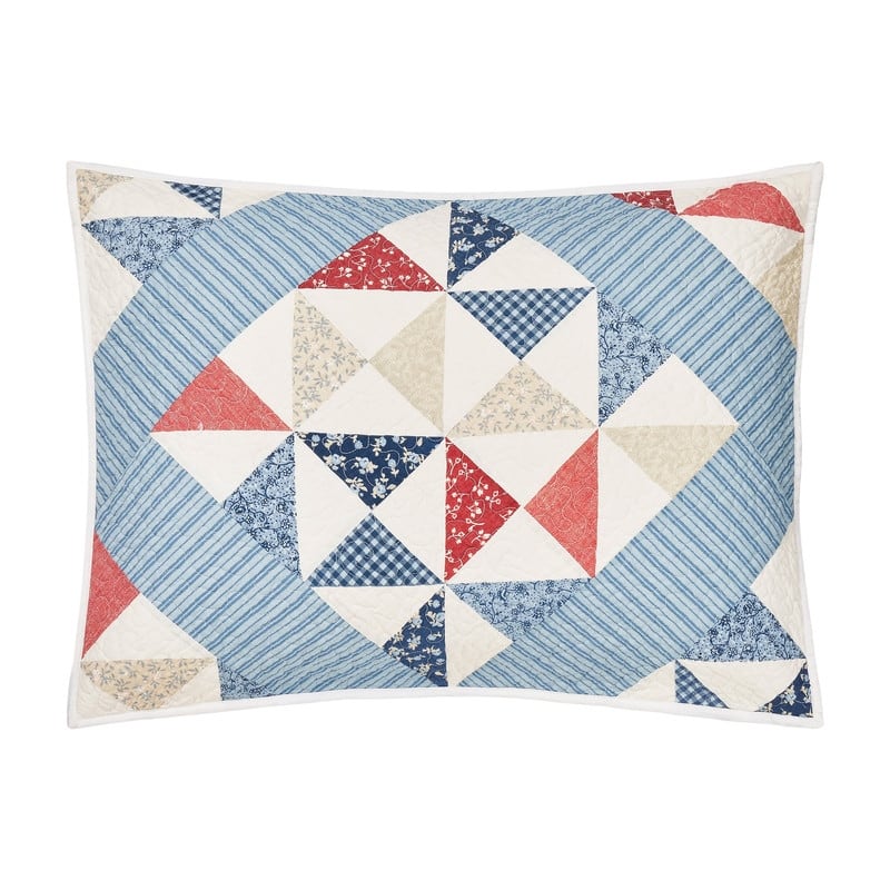 Modern Heirloom Americana Heartland Pieced Geometric Quilt Set