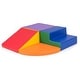 preview thumbnail 10 of 15, 4-Piece Climb and Crawl Foam Block Play Set for Kids Red