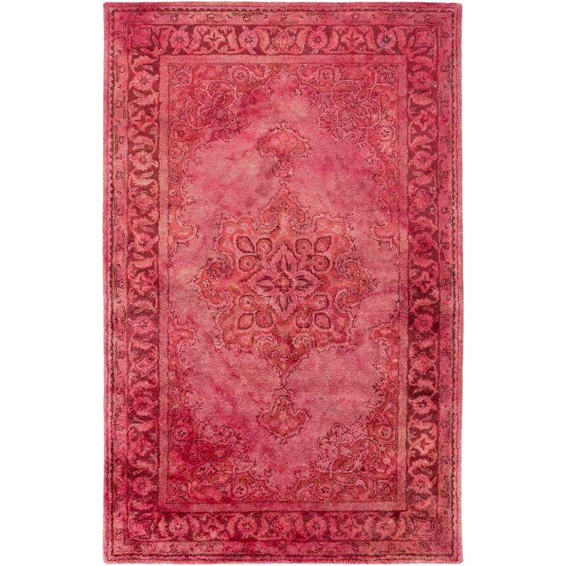 Hand-Tufted Linhope Oriental Wool Area Rug
