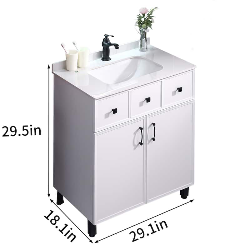 24 Inch Bathroom Vanity with Sink Stylish and Modern Affordable Bathroom Furniture