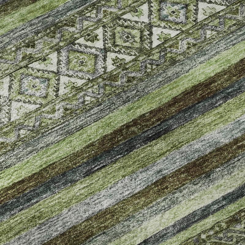 Premium Washable Super Soft Boho Stripes Mayfield Rug