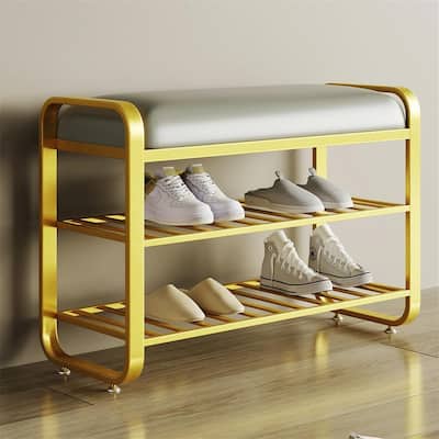 Shoe Bench,entryway Bench with Shoe Storage - 12.5"D x 23.6"W x 20.4"H