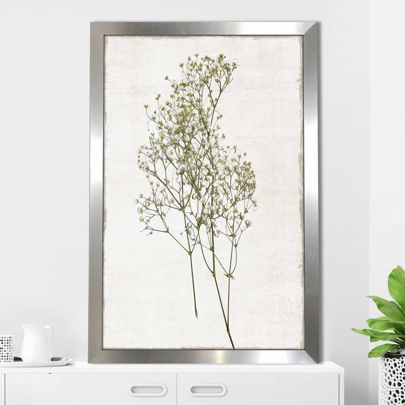 "Farmhouse Pressed Flower I" by Natalie Carpentieri Print on Acrylic