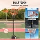 preview thumbnail 12 of 12, Basketball Hoop, Adjustable Height Portable Backboard System, Basketball Hoop & Goal, Kids & Adults Basketball Set with Wheels