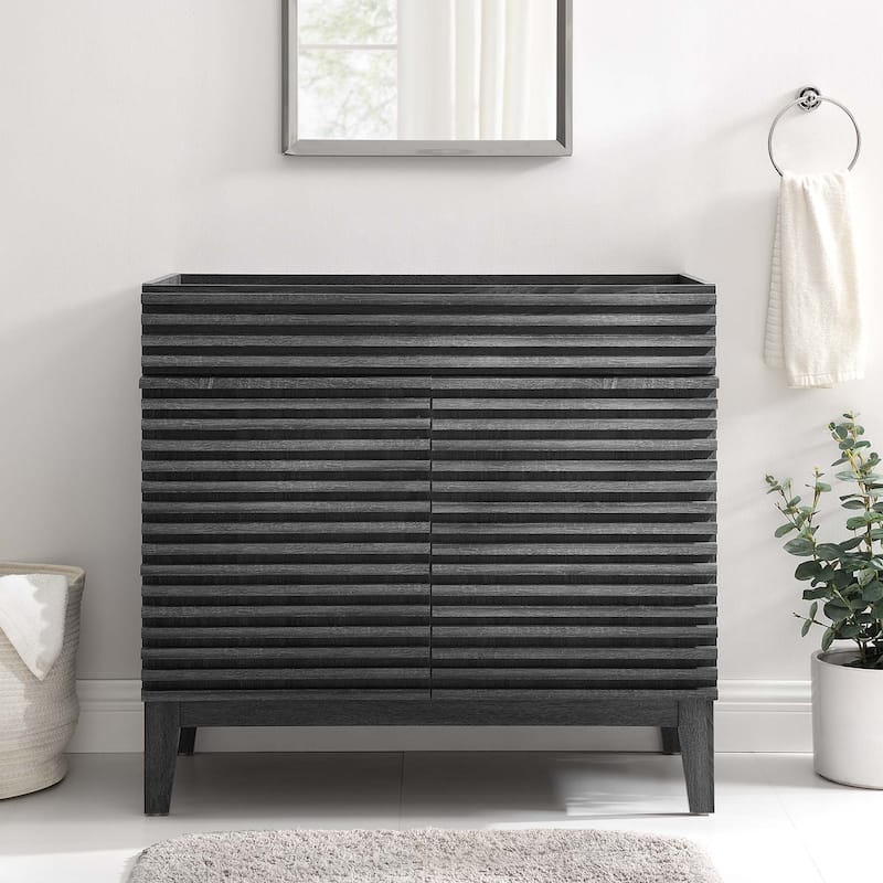 Render 36" Bathroom Vanity Cabinet - Charcoal