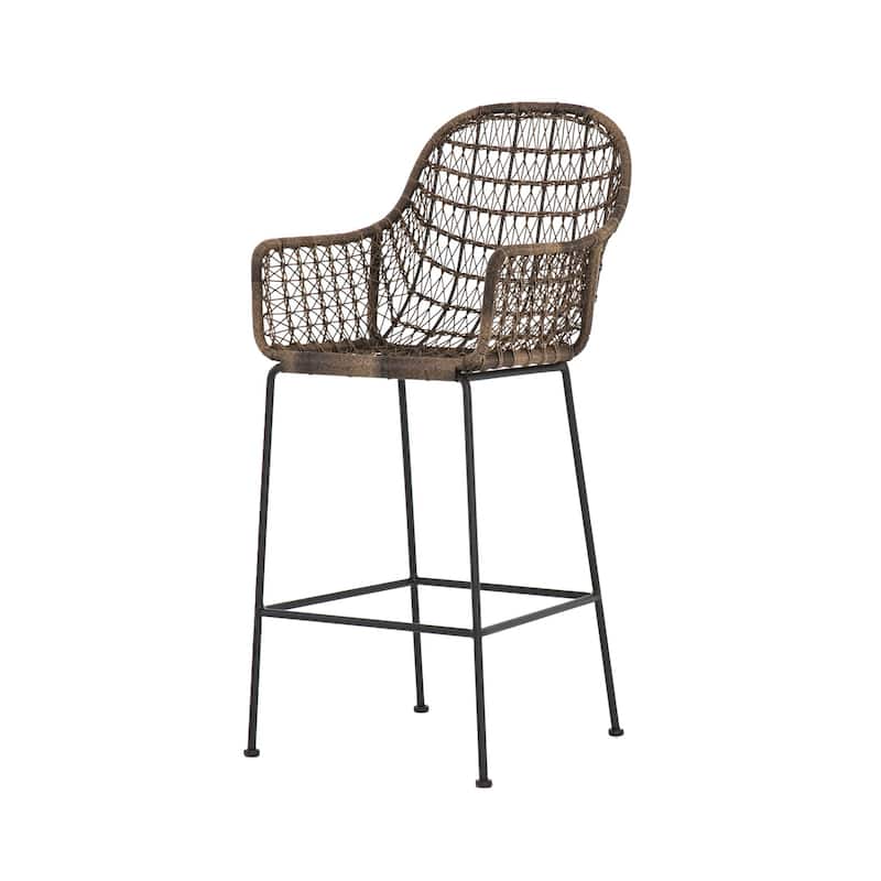 Haven Home Devon Outdoor Dining Chairs - Distressed Grey Barstool