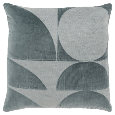 Rizzy Home Cotton Velvet Contemporary Shape Throw Pillow Cover…