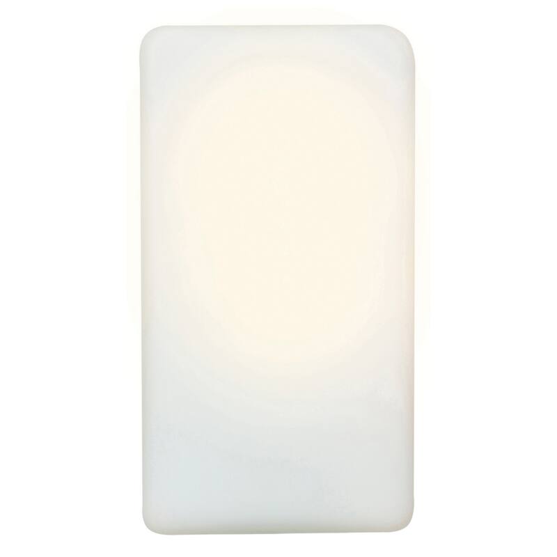 Brick 1-light Outdoor Wall Fixture - Opal Glass