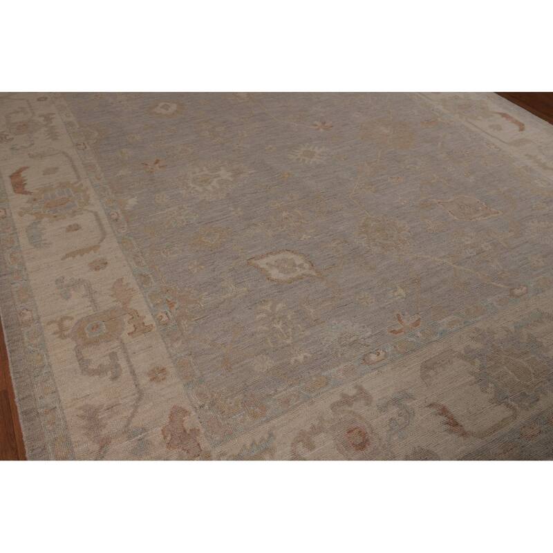 Oushak Vegetable Dye Area Rug Handmade Wool Carpet - 8'3"x 10'2"
