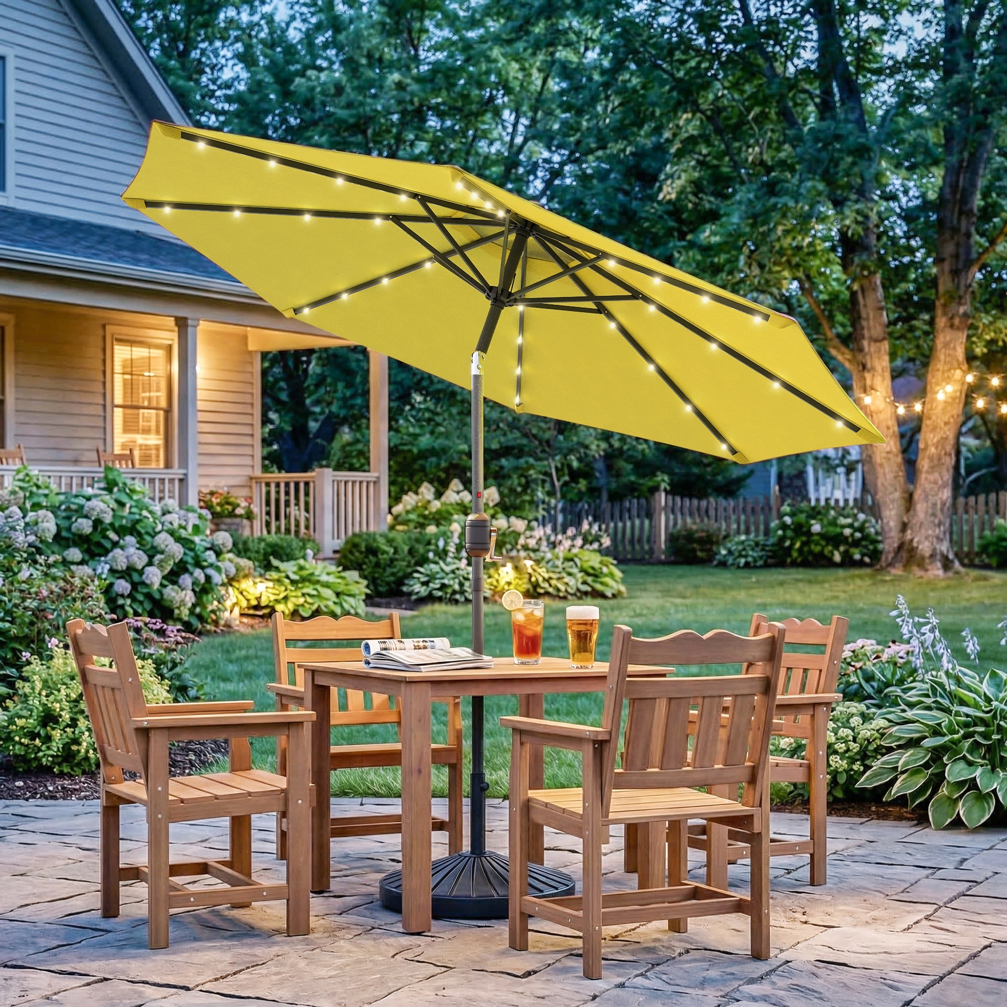 home and garden patio umbrella ribs come out of umbrella 9Ft/10Ft 8 Replacement Canopy Double Top Layer Cantilever Outdoor Beach Parasol Cloth for Backyard Courtyard Swimming Pool Lawn (ONLY Canopy)(Khaki 2.7m/8.85Ft) : Patio, Lawn & the ventilated top will help with stability and reduce the risk of the umbrella tipping over Clihome 9 ft Patio Umbrella
