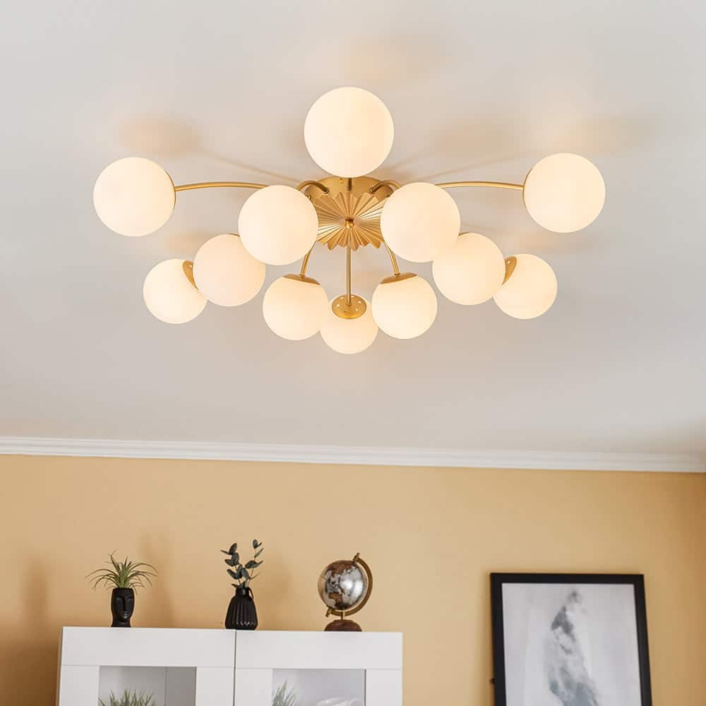 Option Brass - Semi Flush Mount