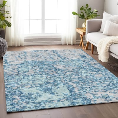 Premium Washable Super Soft Abstract Pixels Mayfield Rug