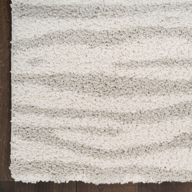 Nourison Modern Shag Indoor only Abstract Area Rug