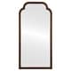 preview thumbnail 11 of 17, Mifflin Framed Full Length Mirror - Clover Cathedral - 23.4x47.4 Bronze/Gold