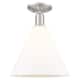 Option Brushed Satin Nickel / Matte White