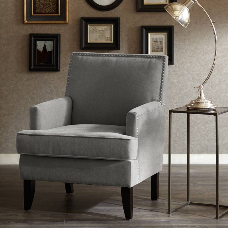 Modern Living Room Track Arm Club Chair