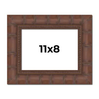 11x8 Frame Pewter Solid Wood Picture Frame Width 1.625 Inches | Interior Frame Depth 0.6875 Inches