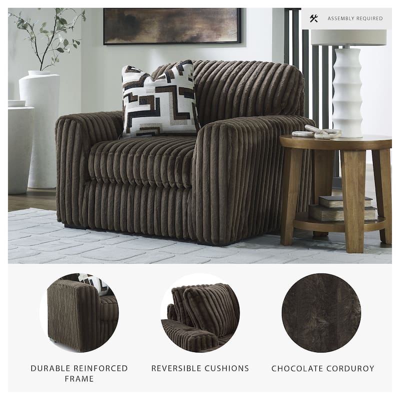 Signature Design by Ashley Midnight-Madness Oversized Chair