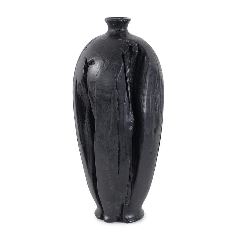 Haru Tall Vase in Black