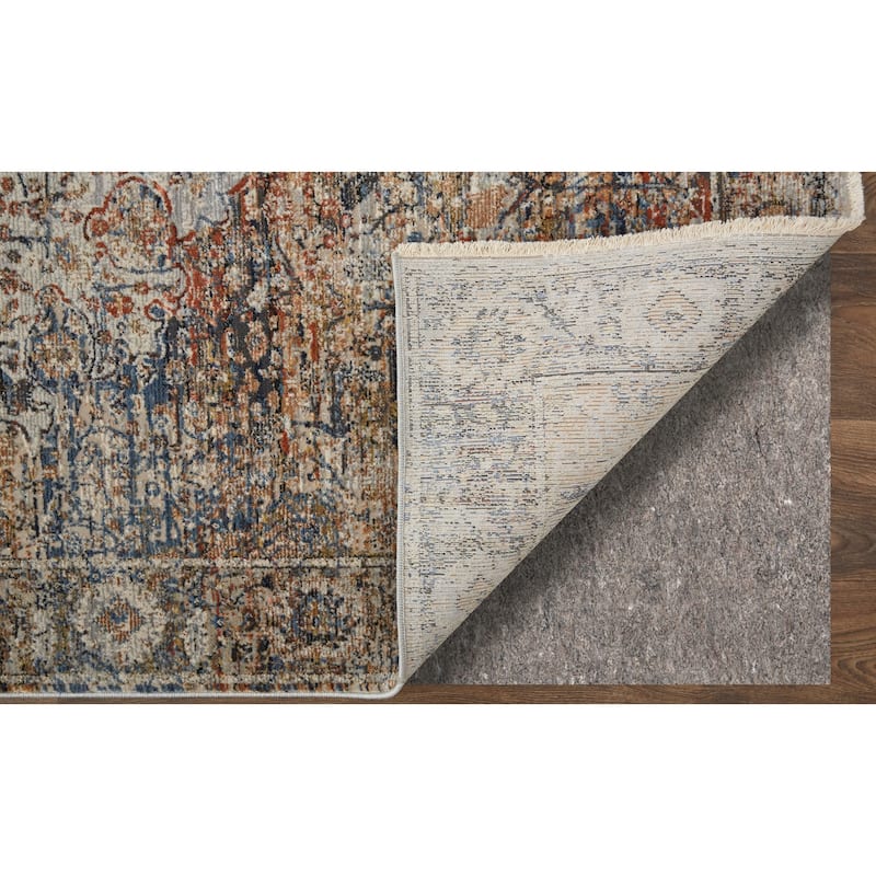 Grand Bazaar Frencess Machine Made Medallion Transitional Area Rug