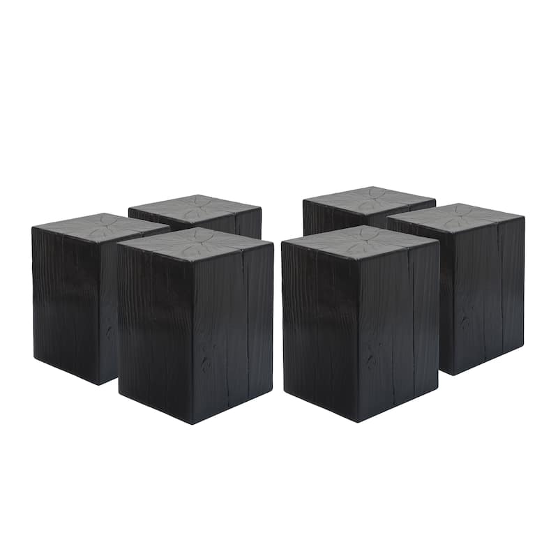 Christopher Knight Home - Peregrine 18"H Outdoor Indoor Wood Look MGO Fiberglass End Table