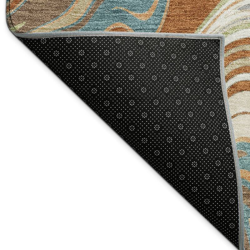 Machine Washable Indoor/ Outdoor Contemproary Fusion Chantille Rug