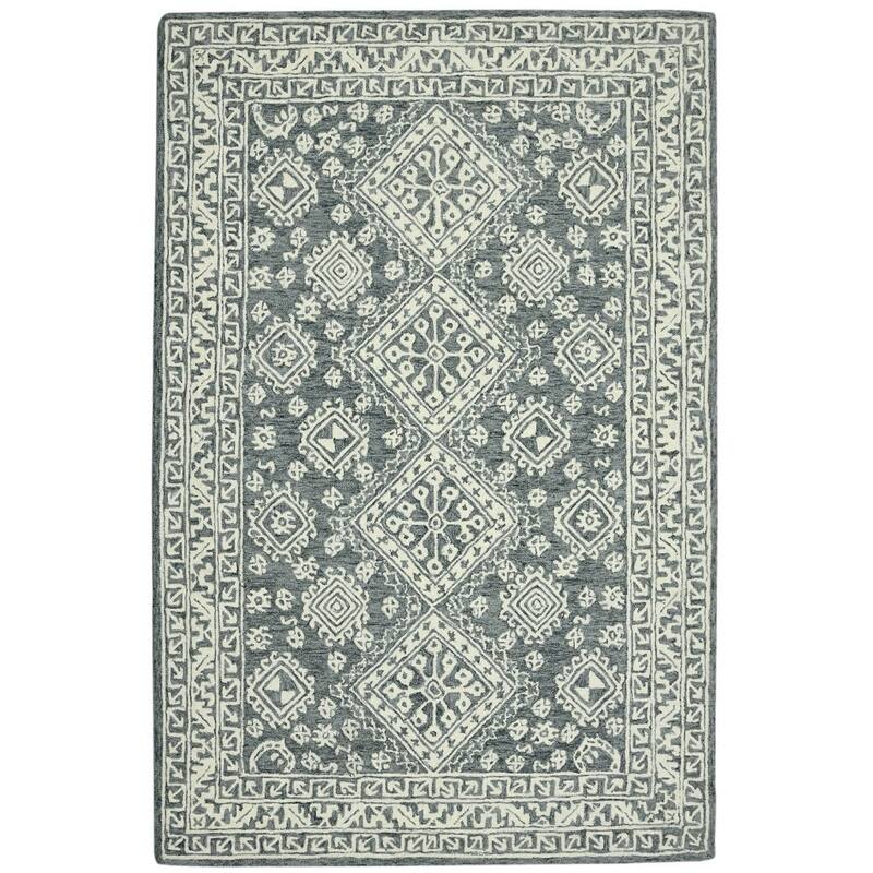 HomeRoots Oriental Transitional Rectangle Area Rug