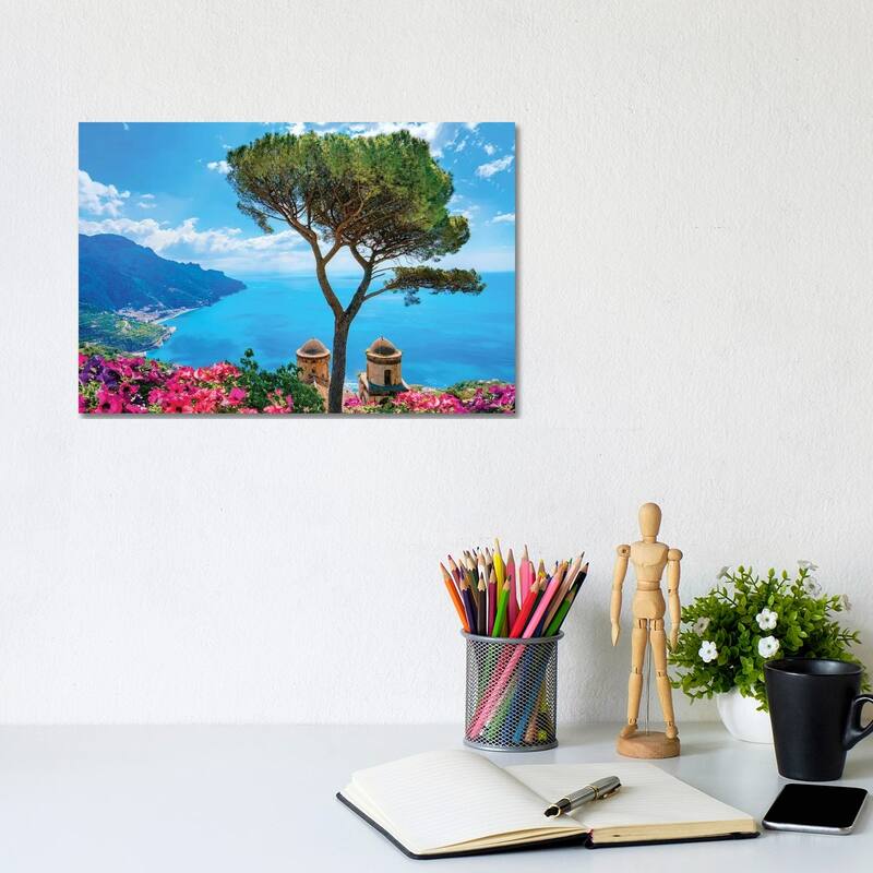 iCanvas "Ravello, View of Amalfi Coast I " by Susanne Kremer Canvas Print - 8x12x0.75