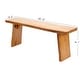 preview thumbnail 8 of 7, Dining Bench Live Edge Rustic Solid Wood Bench