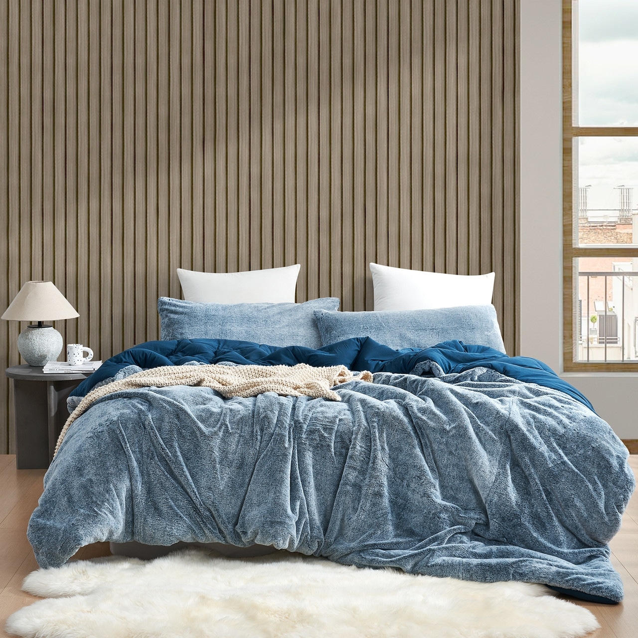 Nightingale - Coma Inducer® Oversized Comforter - Pepper Navy Gray