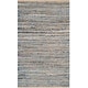 preview thumbnail 14 of 12, SAFAVIEH Handmade Cape Cod Rebekah Coastal Jute Rug 3' x 5' - Natural/Blue - Rectangle
