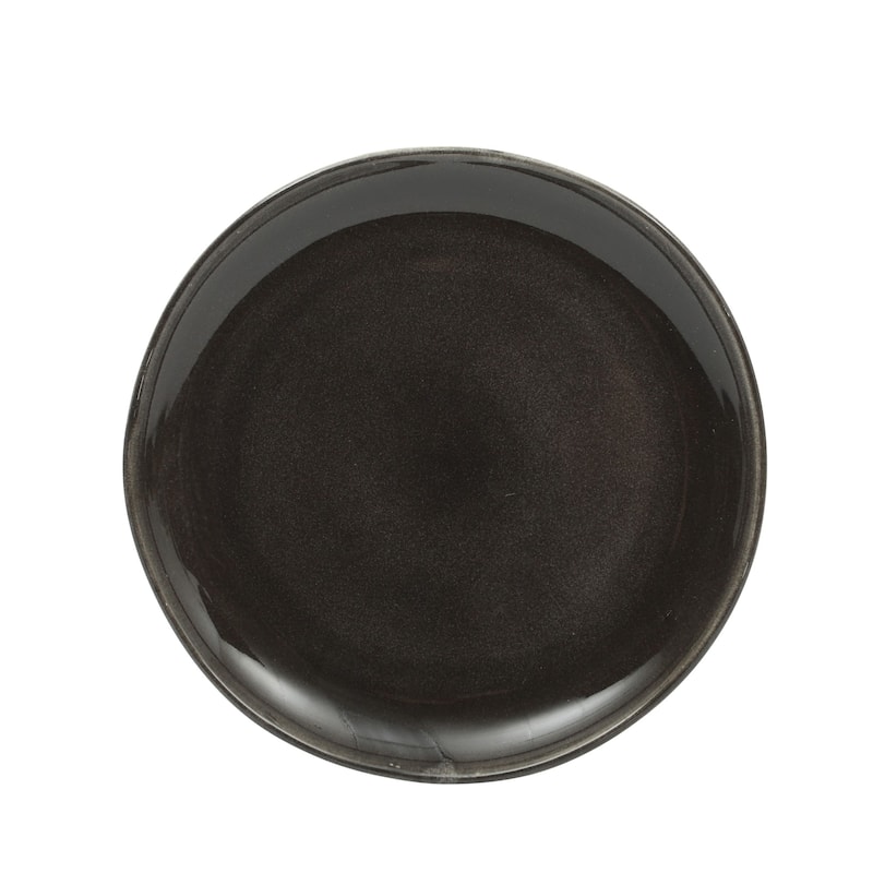 Gibson Soho Lounge Nardini 12 Piece (Service for 4) Plates and Bowls Reactive Glaze Dishes Stoneware Dinnerware Set