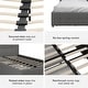 preview thumbnail 6 of 14, Avenue Greene Romeo Upholstered Bed with Storage