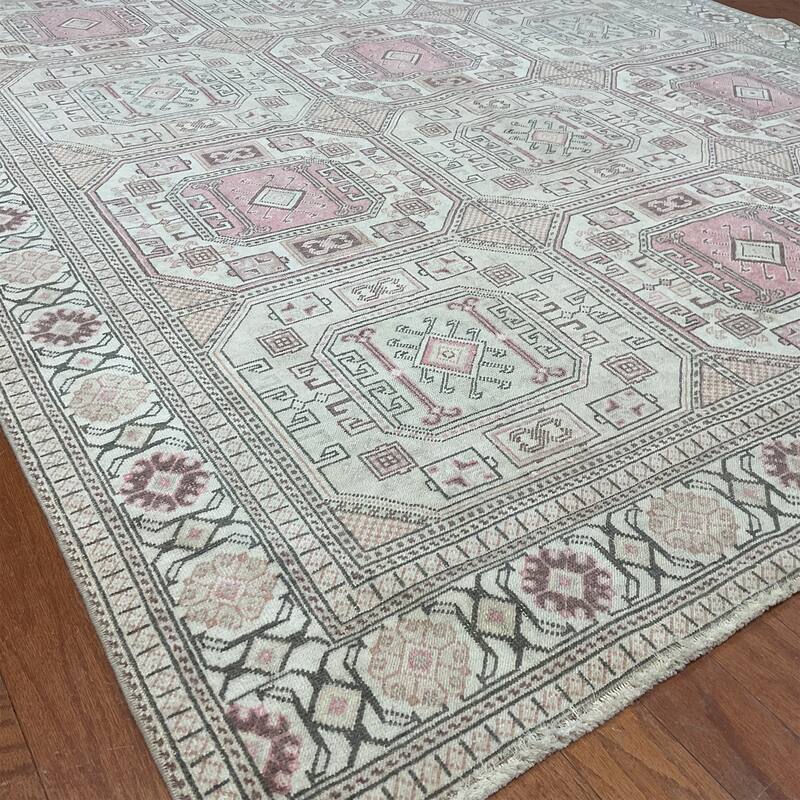 HERAT ORIENTAL Handmade Turkish Oushak Wool Rug - 6'2" x 10'