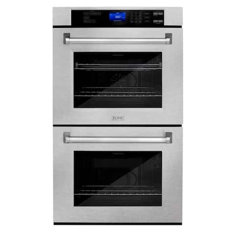 ZLINE 30" Professional Double Wall Oven with Self Clean and True Convection in Fingerprint Resistant Stainless Steel (AWDS-30)