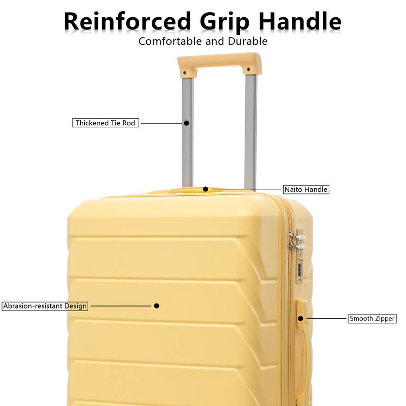 20"/24"/28" 3 pcs/set in ABS Spinner Wheel Luggage, Matching Color, With Combination Lock