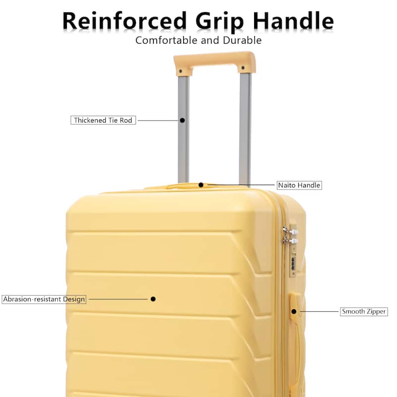 Three pcs/set in ABS Spinner Wheel Luggage