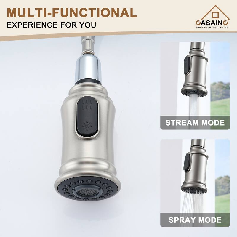 Single Handle Pull Out Sprayer Kitchen Faucet