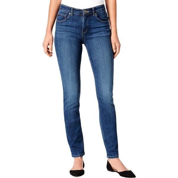 womens lee mid rise skinny jeans
