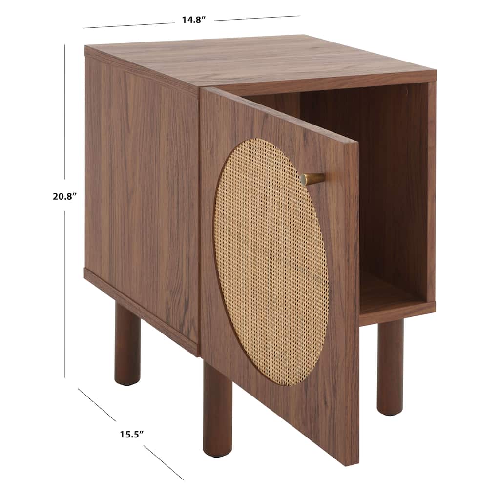 SAFAVIEH Barrie Single Door Nightstand