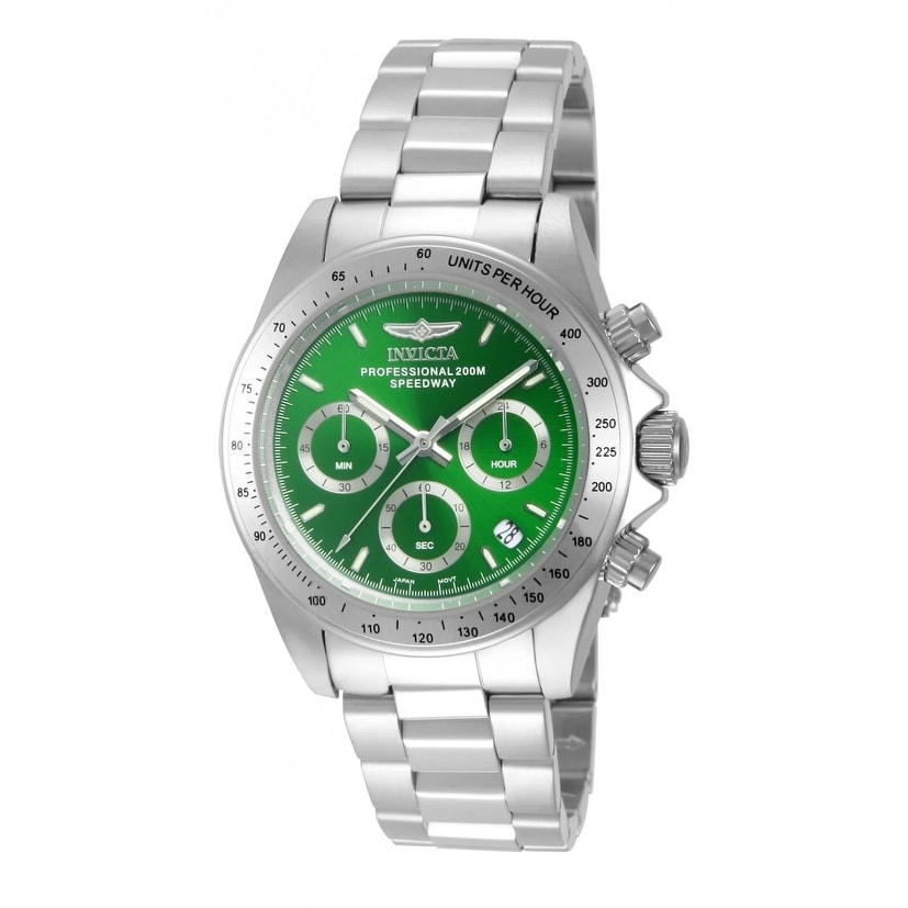 Invicta Women's 14384 Speedway Quartz Chronograph Green Dial Watch