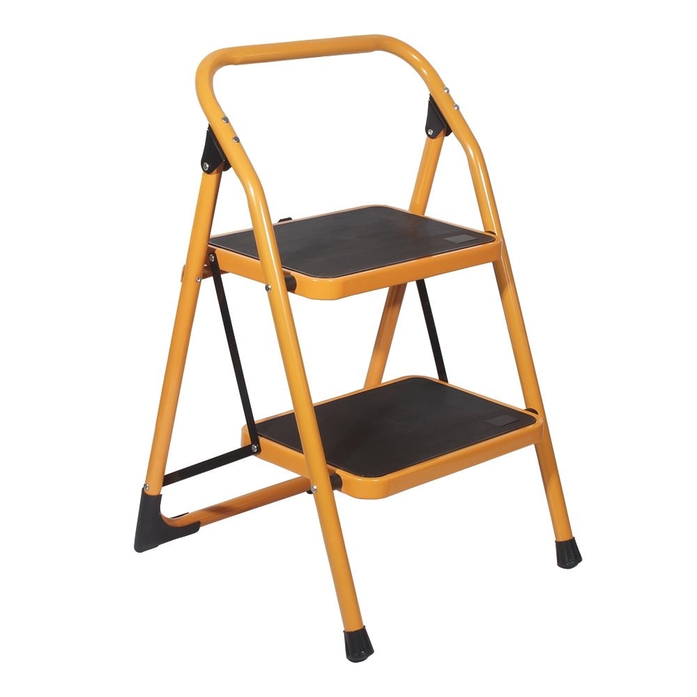 Details about   Non-slip 2 Step Aluminum Ladder Folding Platform Stool 330 lbs Load Capacity New 