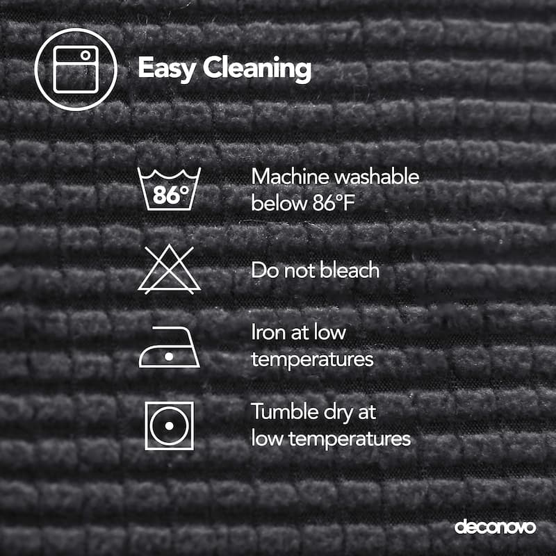 Deconovo Universal Soft Stretch Chair Slipcovers Set of 6