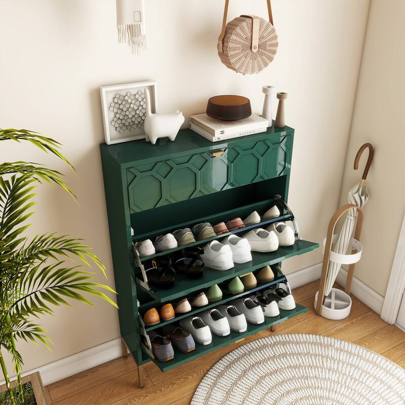 Shoe cabinet for 24 pairs of shoes