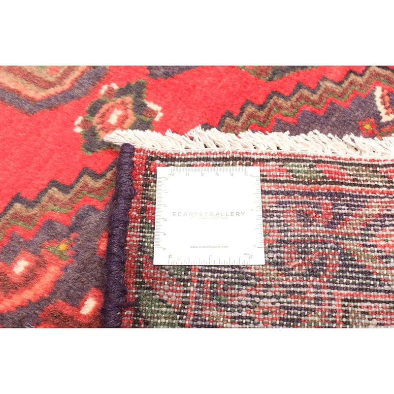 ECARPETGALLERY Hand-knotted Andelz Red Wool Rug - 3'11 x 6'9