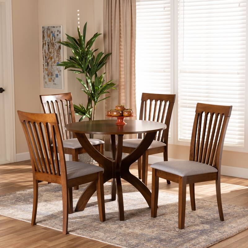 Bailey Modern and Contemporary 5-Piece Dining Set